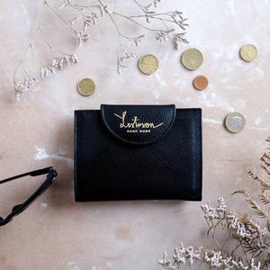 MEDIUM WOMAN'S WALLET- BLACK