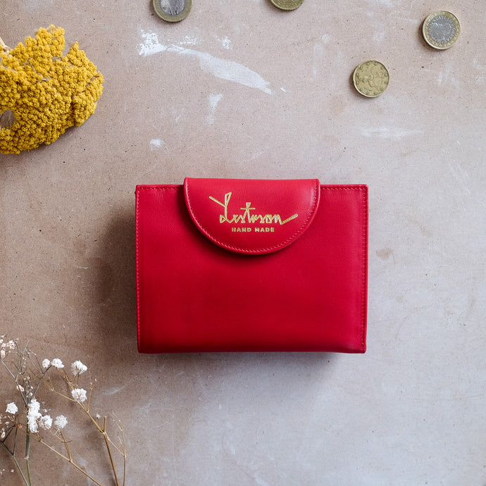 MEDIUM WOMAN'S WALLET- RED