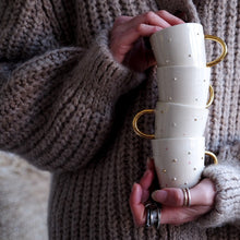 Load image into Gallery viewer, VIENNA ESPRESSO MUG-pink dots