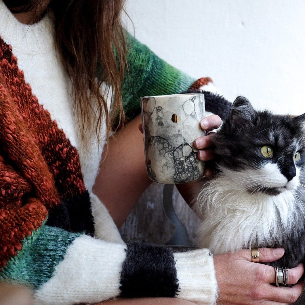 BUBBLE MUG-BLACK