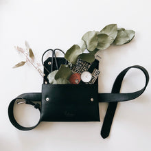 Load image into Gallery viewer, HANDMADE BELT PURSE BLACK