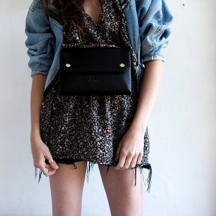 HANDMADE BELT PURSE BLACK