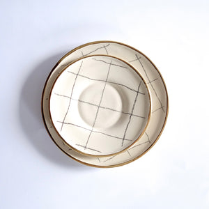 GRAPHITE  ESPRESSO PLATE