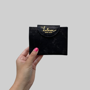 MEDIUM WOMAN'S WALLET- BLACK/SILVER