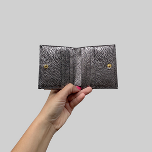 MINI WALLET- DARK SILVER