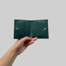 Load image into Gallery viewer, MINI WALLET-  DARK METALLIC GREEN