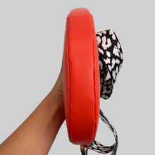 Load image into Gallery viewer, MOON CLUTCH BAG - CORAL ORANGE