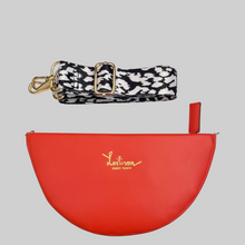 Load image into Gallery viewer, MOON CLUTCH BAG - CORAL ORANGE