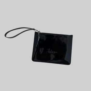 HAND PURSE -  BLACK/LACK