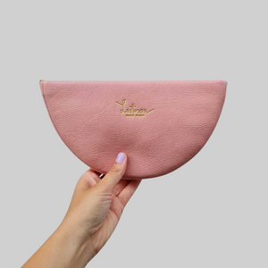 MOON CLUTCH BAG -LIGHT PINK