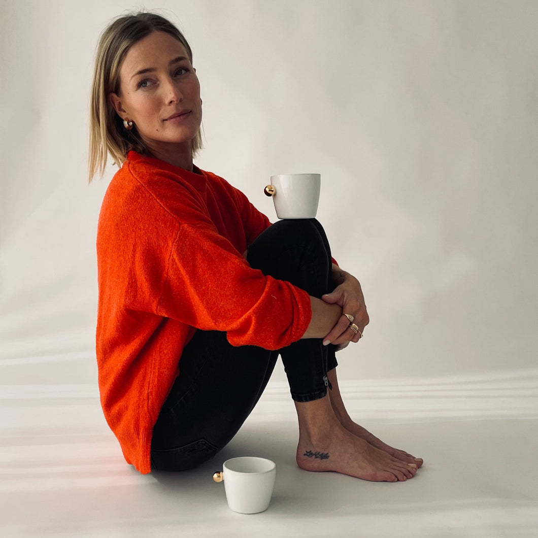 GLAMOUR LILA MUG - WHITE