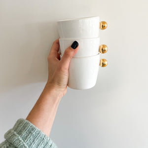 GLAMOUR LILA MUG - WHITE