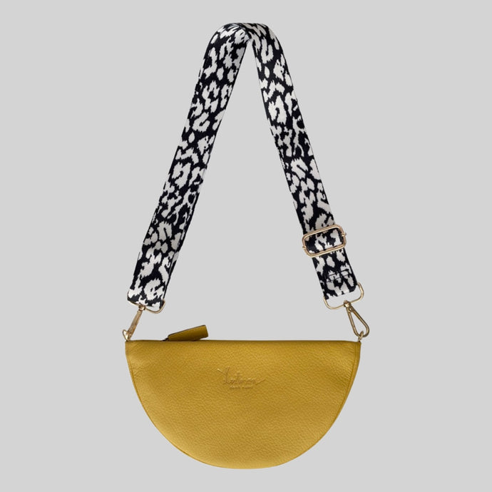 MOON CLUTCH BAG - YELLOW