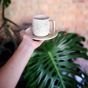 TERRAZZO CAPPUCCINO PLATE